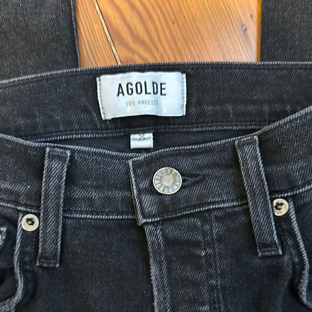AGOLDE Women's Black Jeans